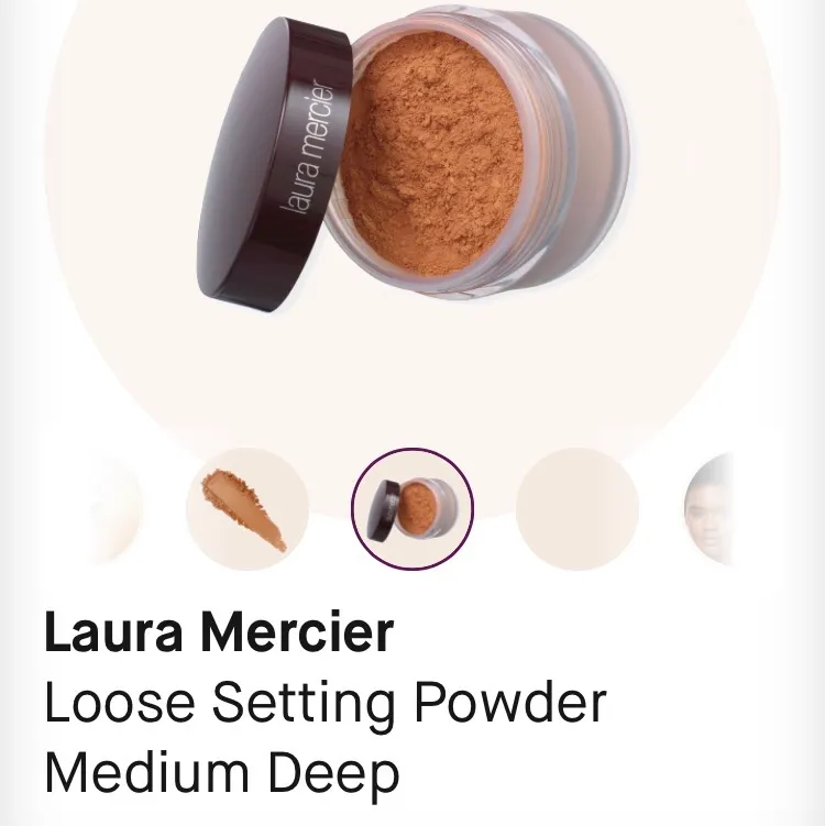 En Laura Mercier setting powder i (Medium Deep) från Kicks. Endast testad. Säljer den pågrund av felköp.. Accessoarer.