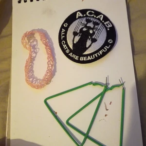 Chokee, tygmärke o örhängen  - 25/kr styck förutom choker för 10 kronor 