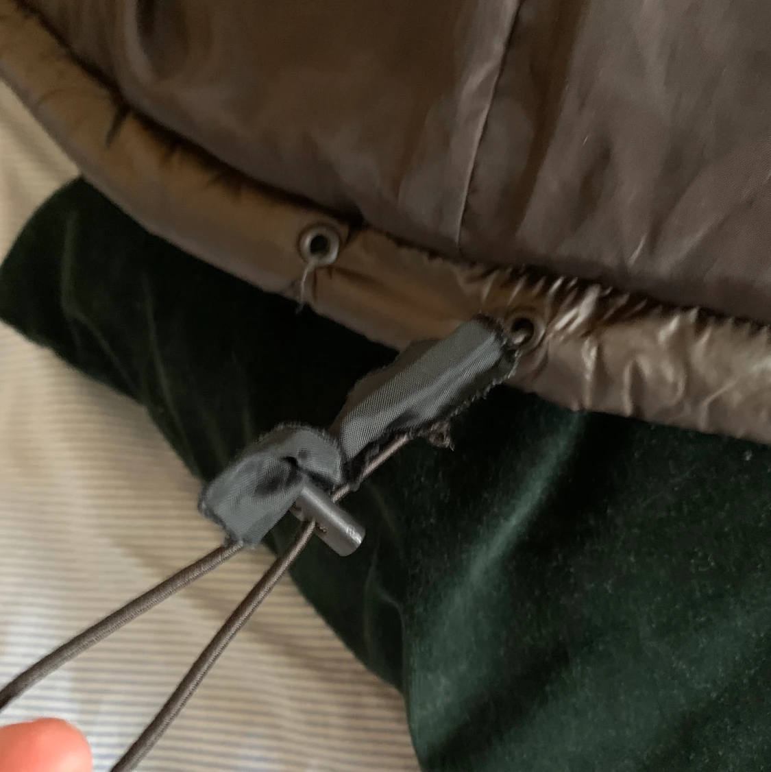 Brun fluffig jacka! - 91