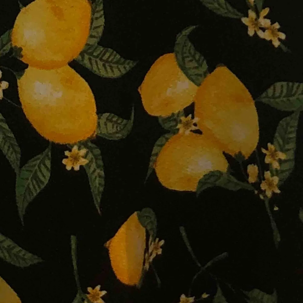 Klänning med citroner från hm! Använd 2-3 gånger så den är i nyskick! 🥰 kan mötas i Uppsala/Rimbo eller frakta. Klänningar.