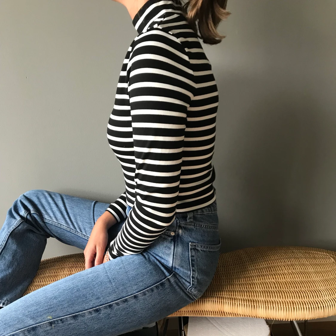 Randig polotröja  - 90