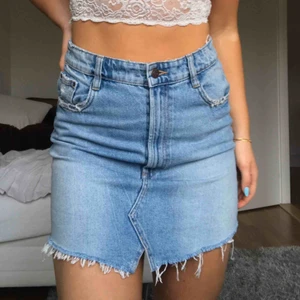  - Denim jeans kjol från zara 👖🧢