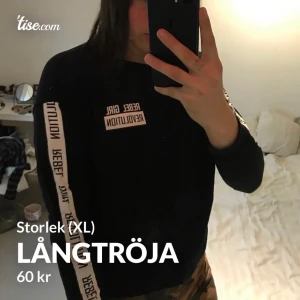Långtröja - 👉Tryck på chatta och skriv att du vill köpa. Inget budkrig utan först till kvarn. Betalning sker via Swish.    📦Skickas mot spårbar frakt! Fraktkostnad får du reda på när du vill köpa. #set 