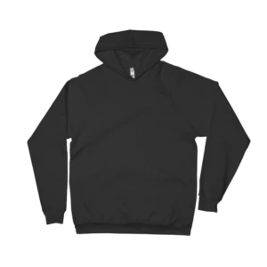  - Basic svart hoodie av märket American Apparel