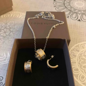  - Halsband och örhänge i rostfritt stål