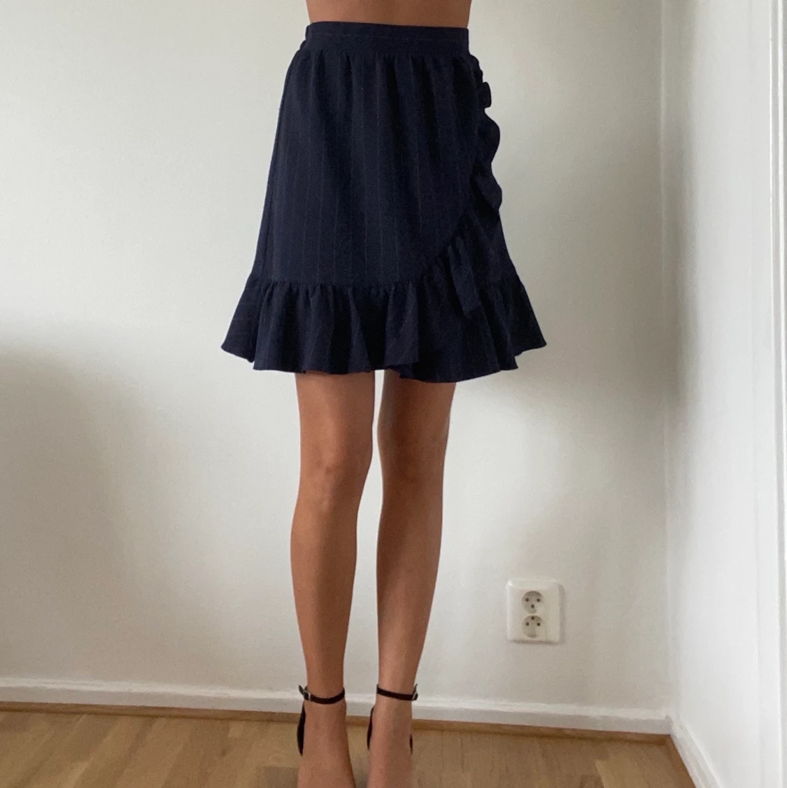 Ganni stretch-crepe mini skirt