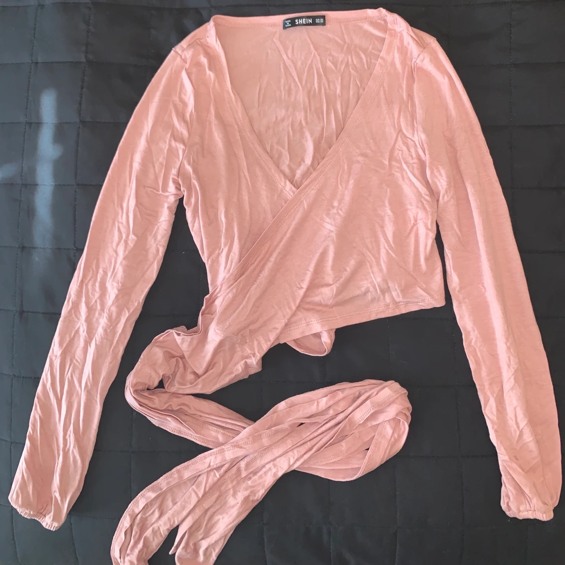 Knuten rosa boho top - 91