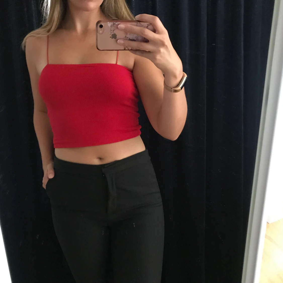 Ribbat linne från Bik Bok