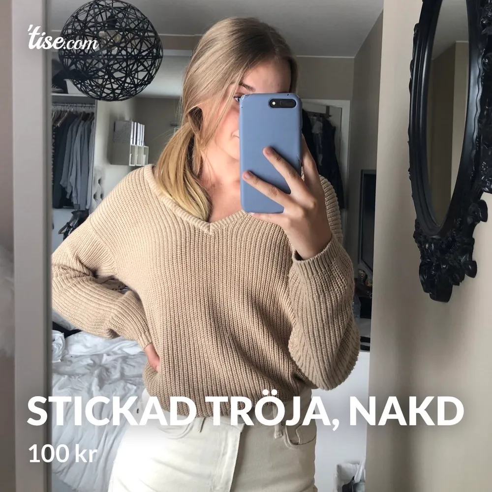 Från nakd. Stickat.