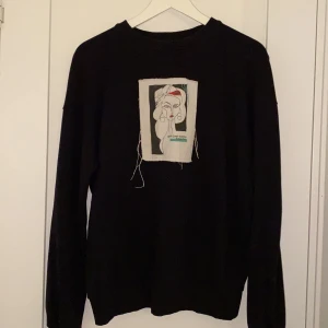 Sweatshirt - Svart sweatshirt, NAKD
