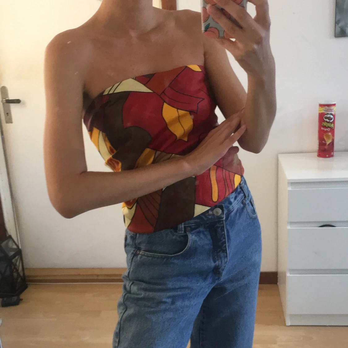 Sjal med Picasso målning - 91