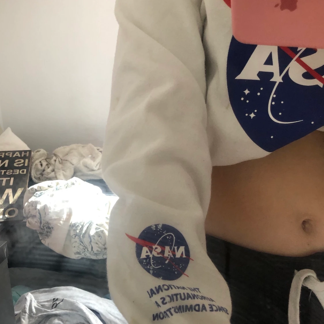 Vit nasa hoddie - 90