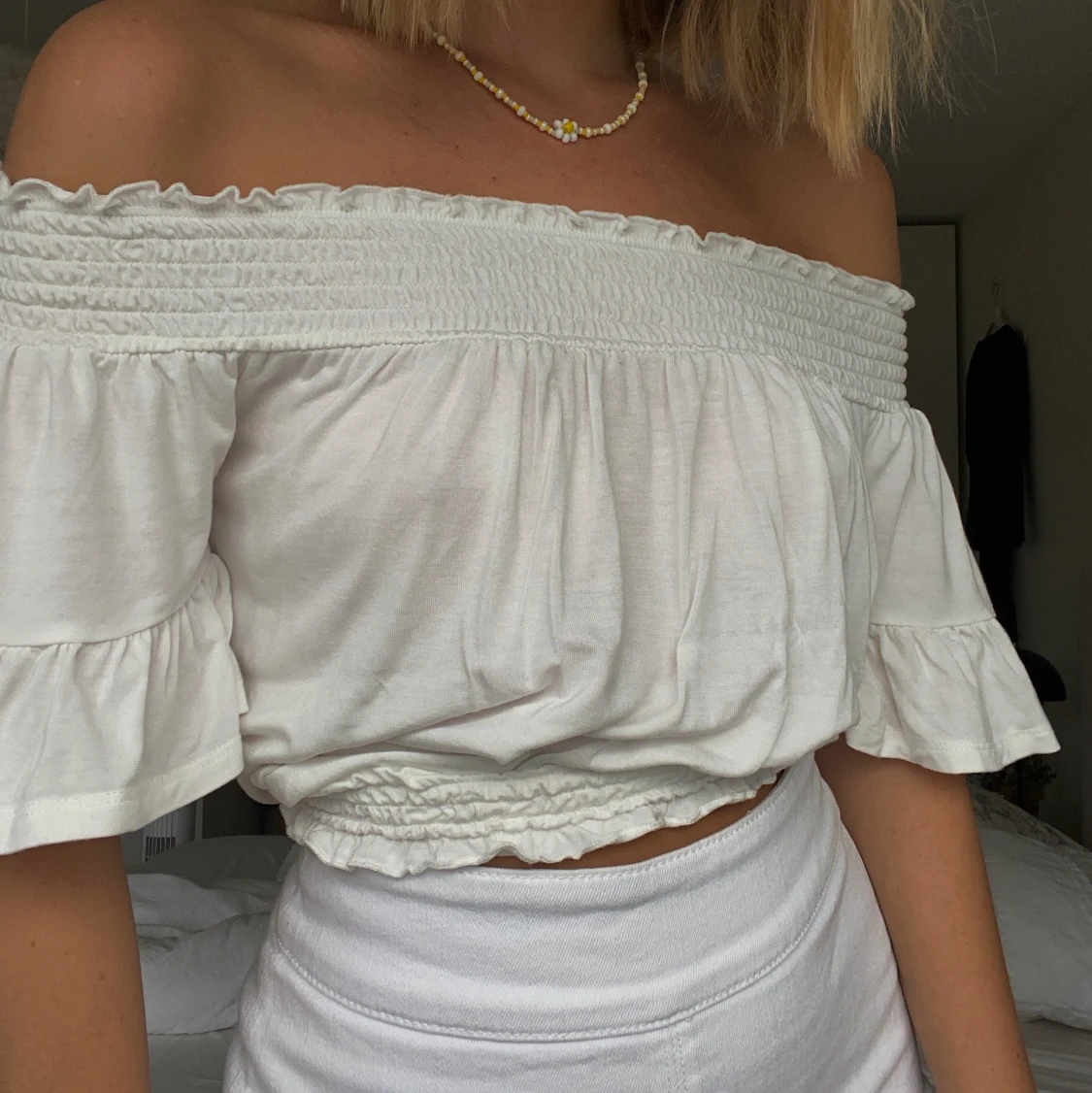 Off-shoulder topp - 90