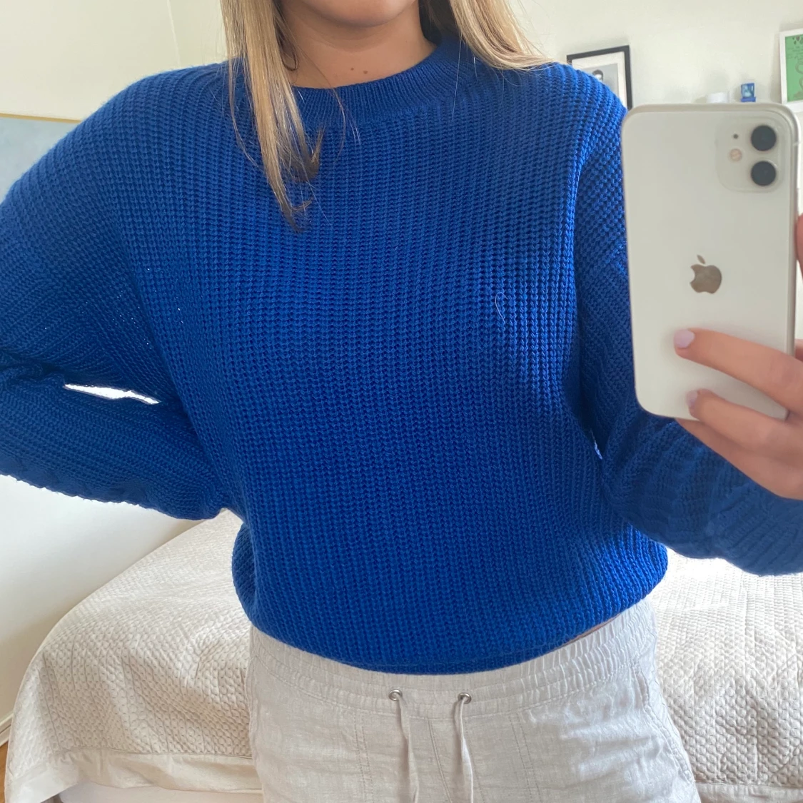 Stickad tröja Strl S