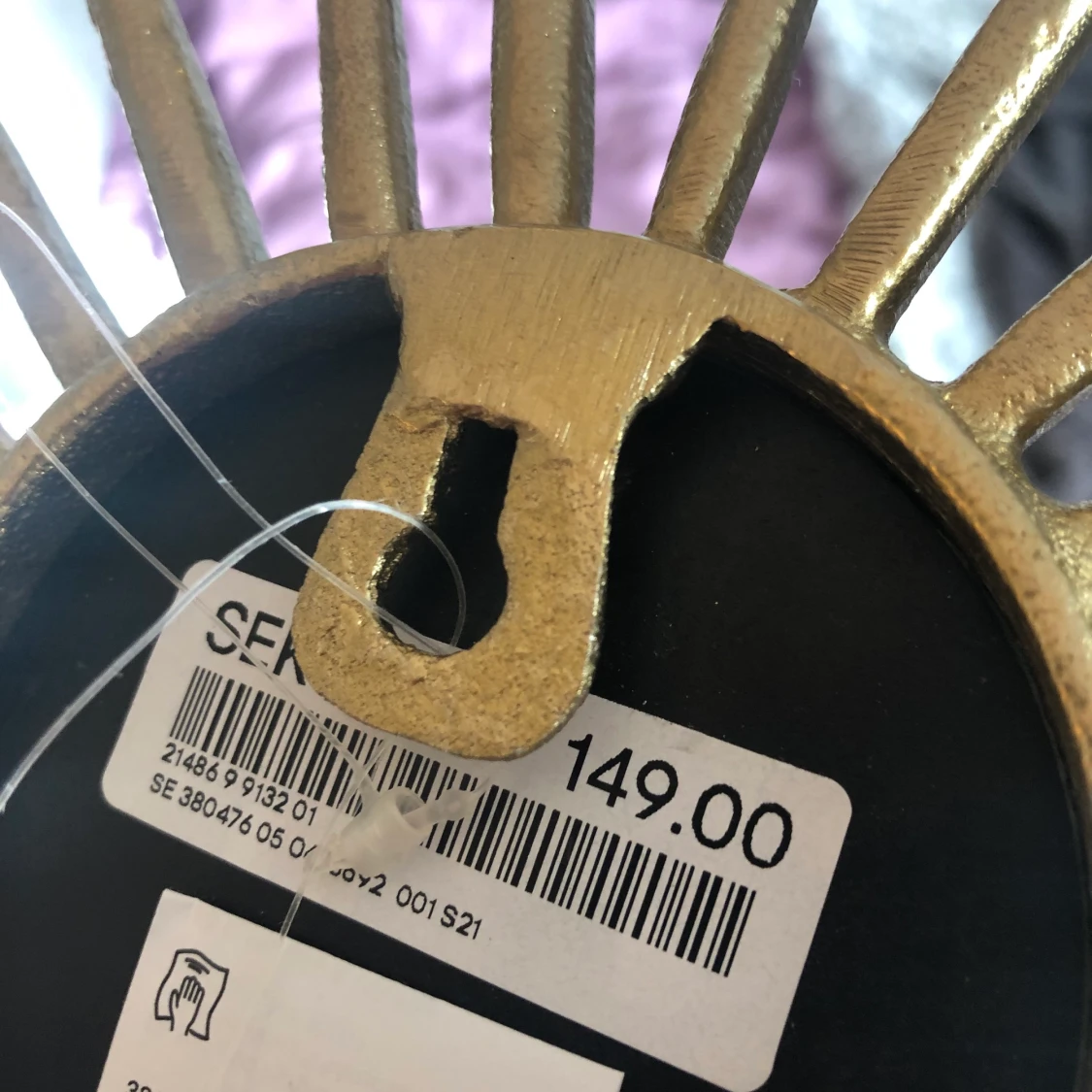 Spegel liten inredning  - 90