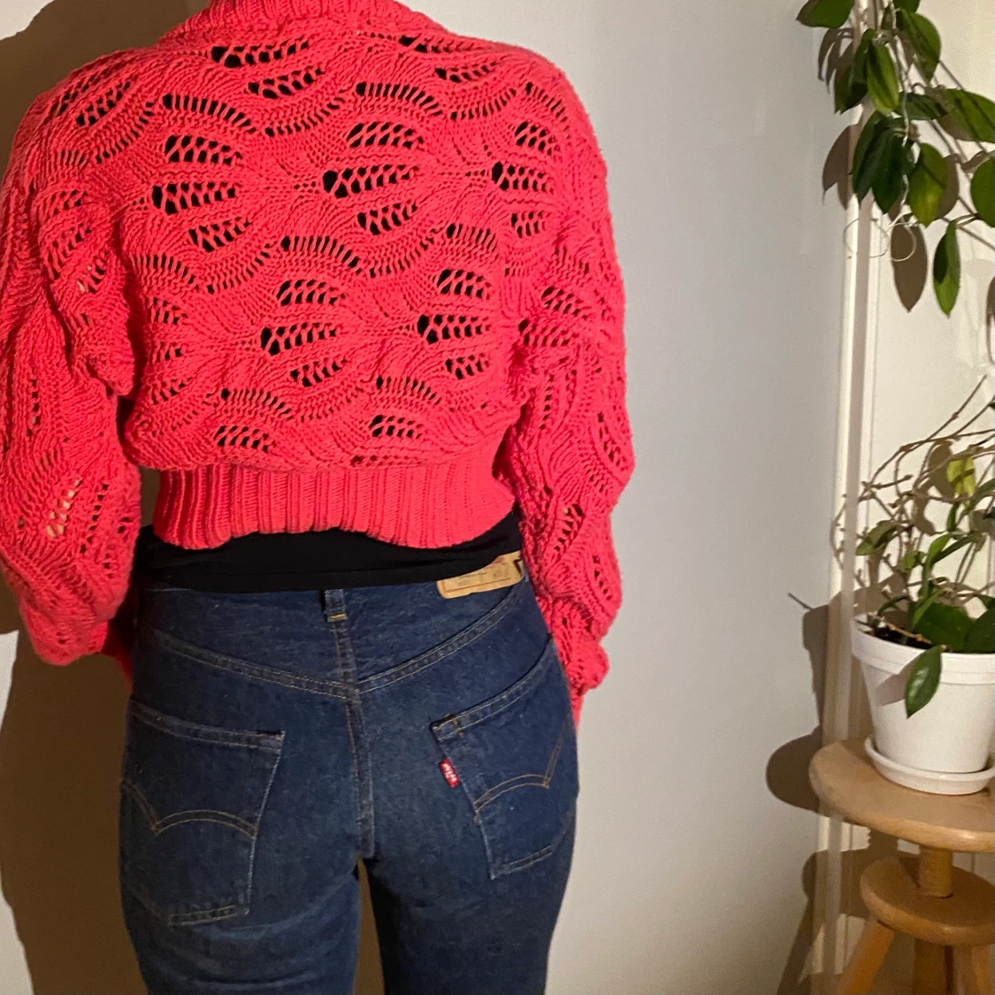 Virkad bomullskofta  - 91