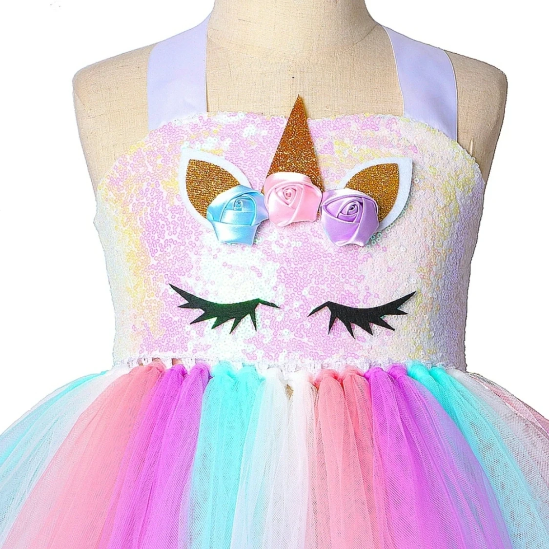 Barn Klänning. Unicorn set - 91