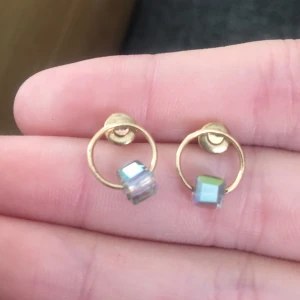 Örhängen i guld - Örhängen i färgen guld frakt 11kr