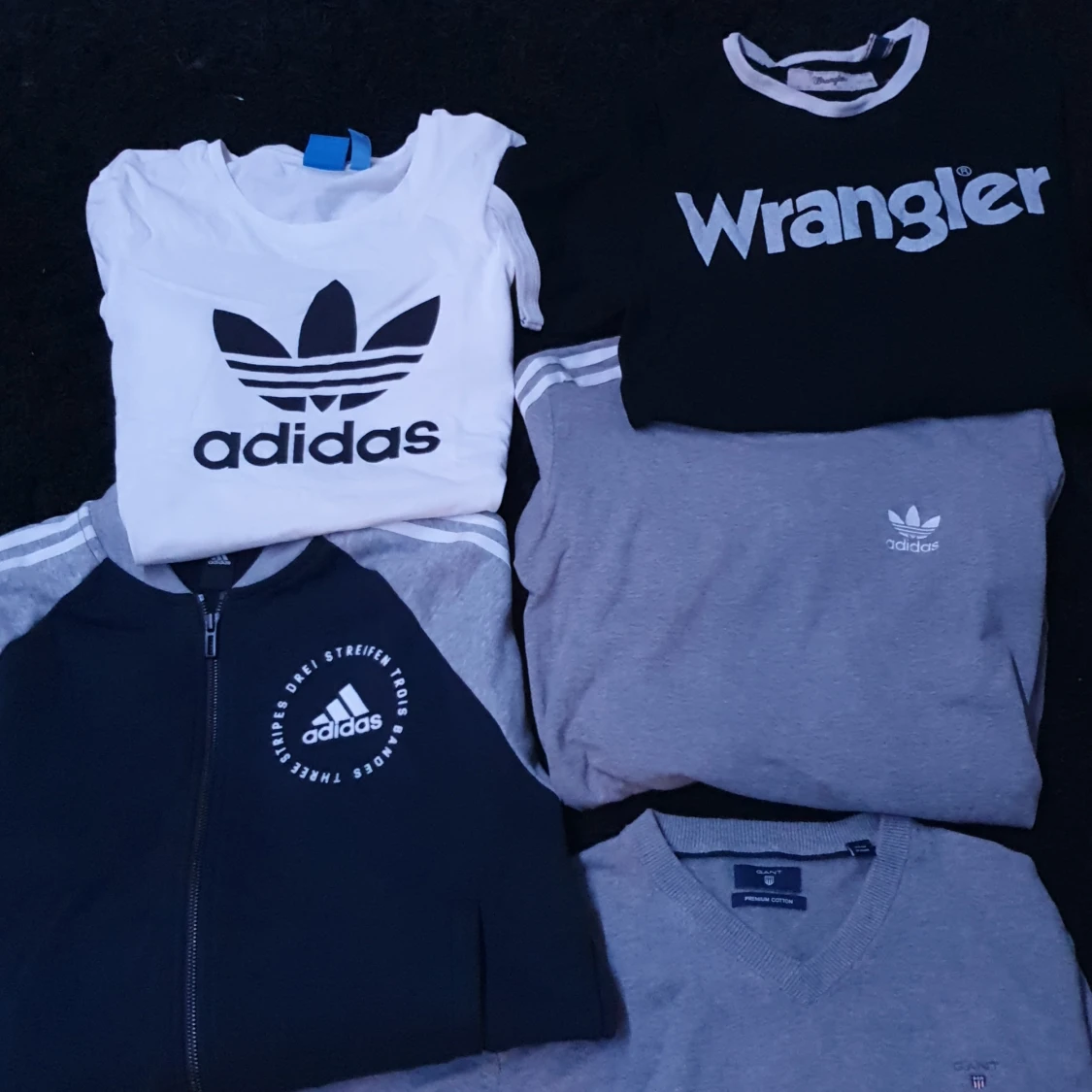 Adidas, wrangler, gant - 91