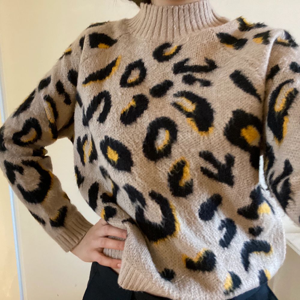 Leopard tröja - Stickat | Plick Second Hand
