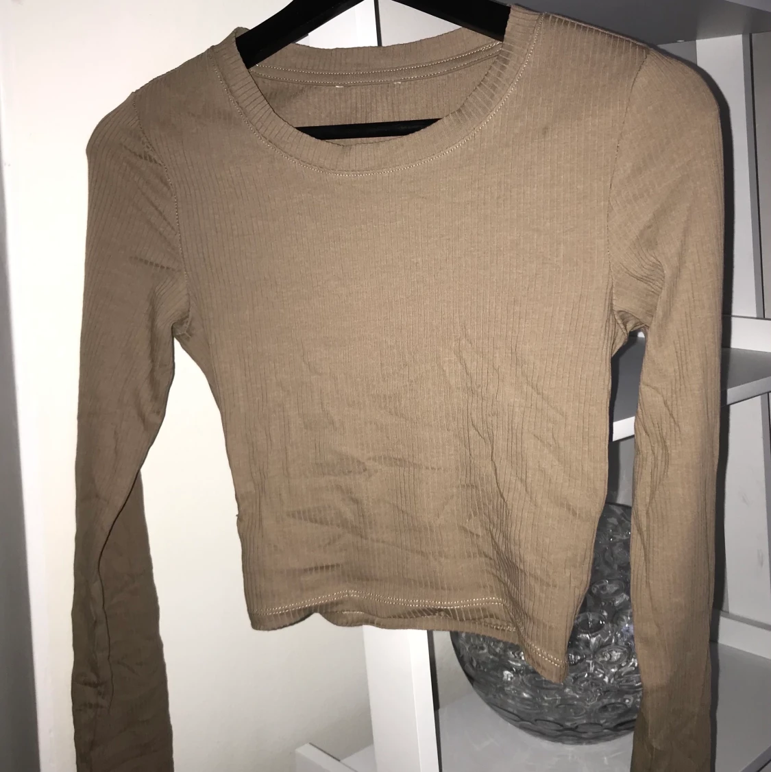 Askbrun ribbad magtröja, Monki, S - 90