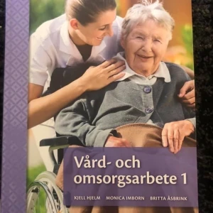 Bok  - Vård och omsorgsarbete 1, som ny jag har använt den ca 2 veckor.    Finns i Norrköping