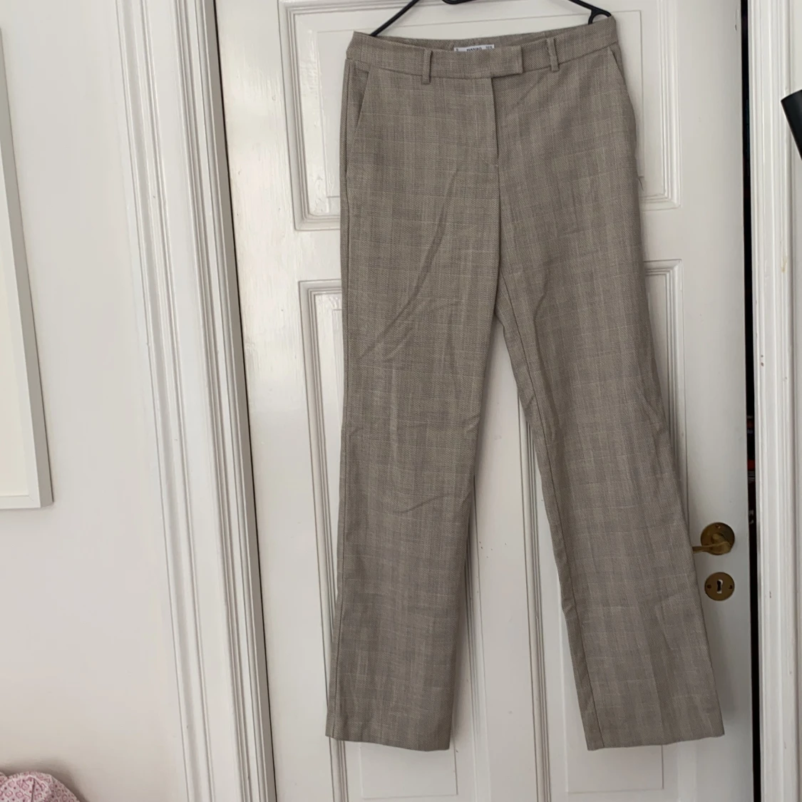 Lätt rutiga byxor - 90