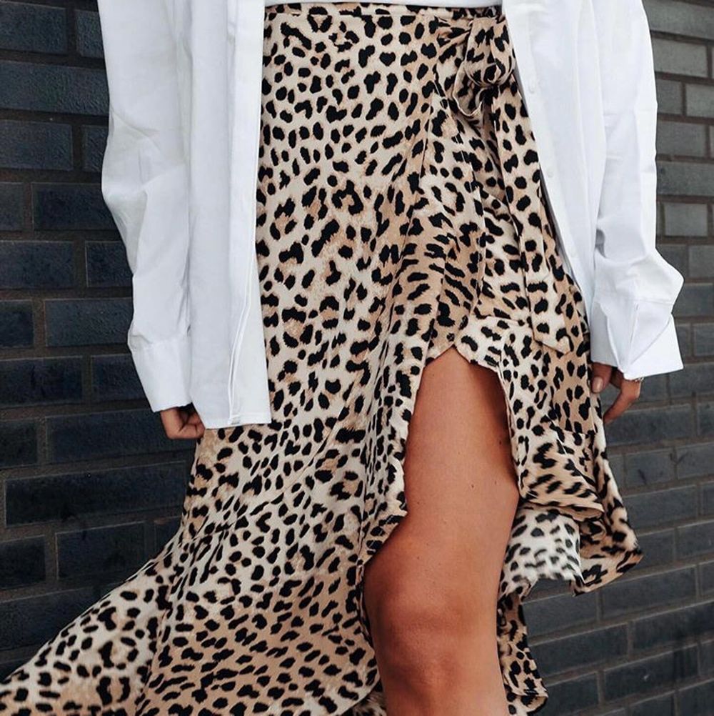 Leopard kjol - Gina Tricot | Plick Second Hand