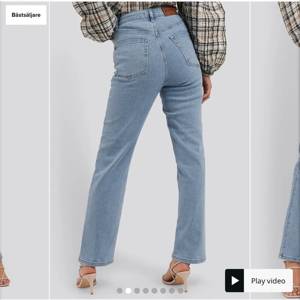 Supersnygga jeans från nakd i storlek 36, säljer på grund utav att dom inte passar mig :( . Jeans & Byxor.