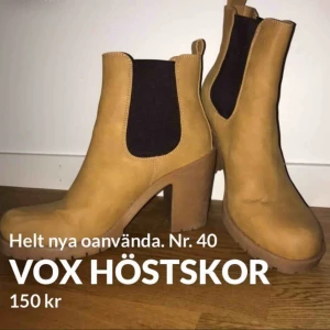  - Helt nya höstskor. Väldigt bekväma. 