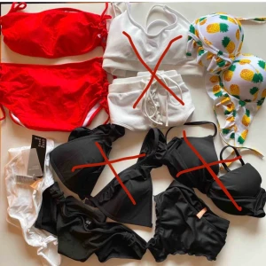 Bikini 50kr - Oanvända bikinis från bland annat Shein, Nelly och Hm. 50kr/st. Mixa och matcha hur du vill.  PM för mer info eller bilder.   Frakt betalas av köparen. 