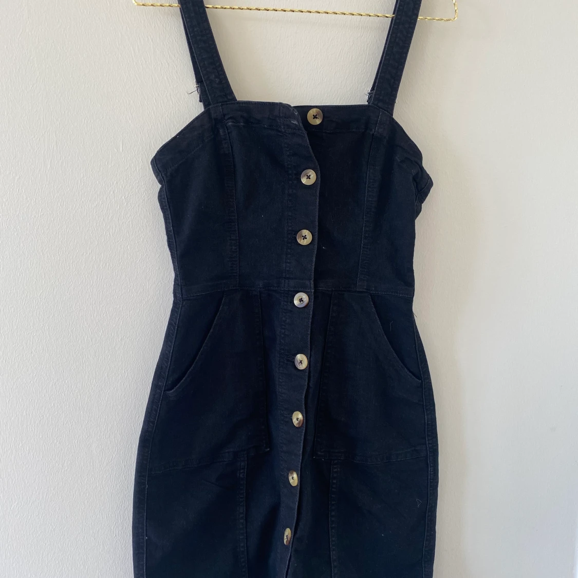 Jeansklänning svart denim 