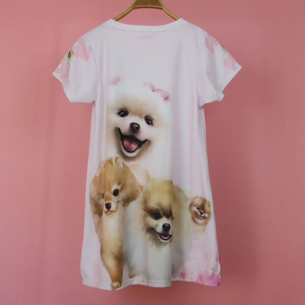 Helt ny/oanvänd babydoll klänning med pomeranian motiv 💕 . Klänningar.