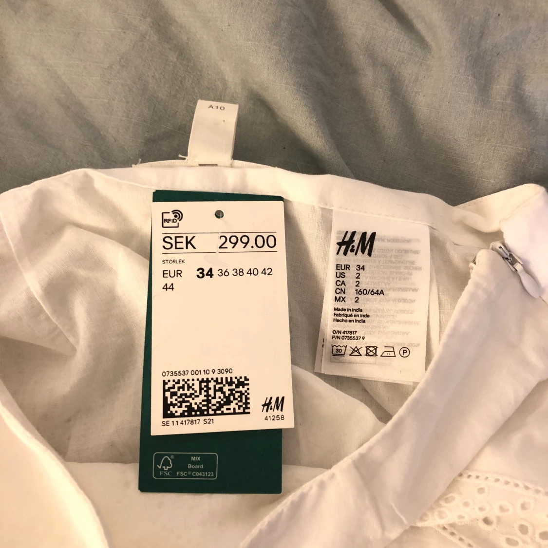 Somrig vit kjol - 90