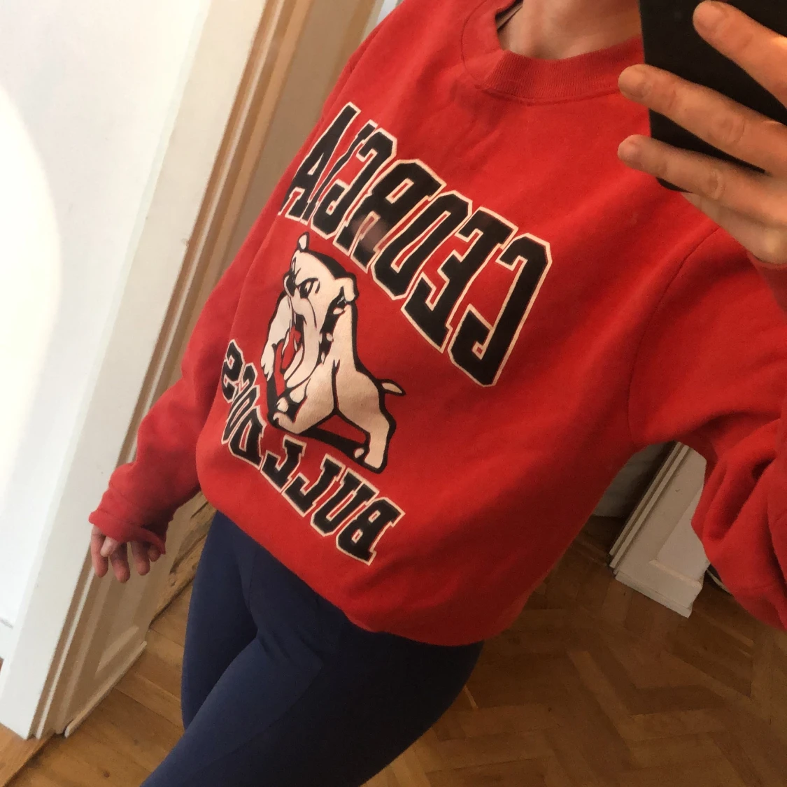 Retro collegetröja Georgia Bulldog - 90