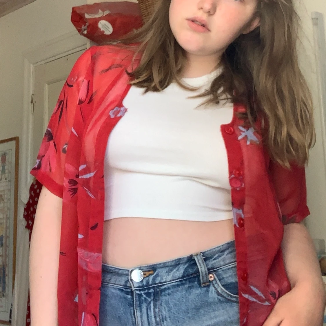 Vintage blus gjord i Sverige! - 91