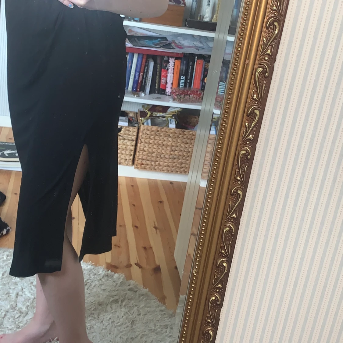 Långklänning med slit  - 90