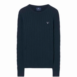 Gant kabelstickad -  kabelstickad från Gant, marinblå. Stl 36/xs. Bra skick