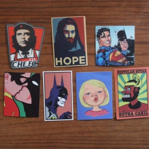 7 klistermärken  - 7 klistermärken för 20kr +11kr frakt! Jag samfraktar gärna om du köper fler klistermärken eller tygmärken. Skriv om du har några frågor! 