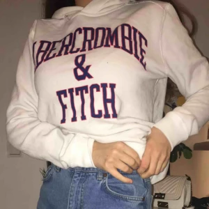  - Jätte mjuk och skön Vit hoodie från abercrombie & fitch 
