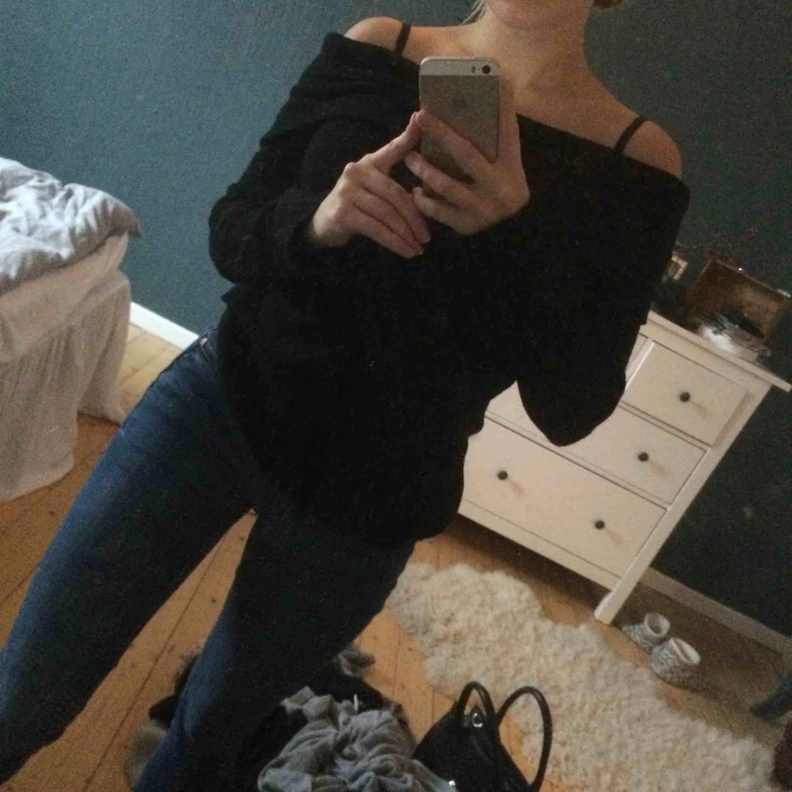 Mysigt varm off shoulder