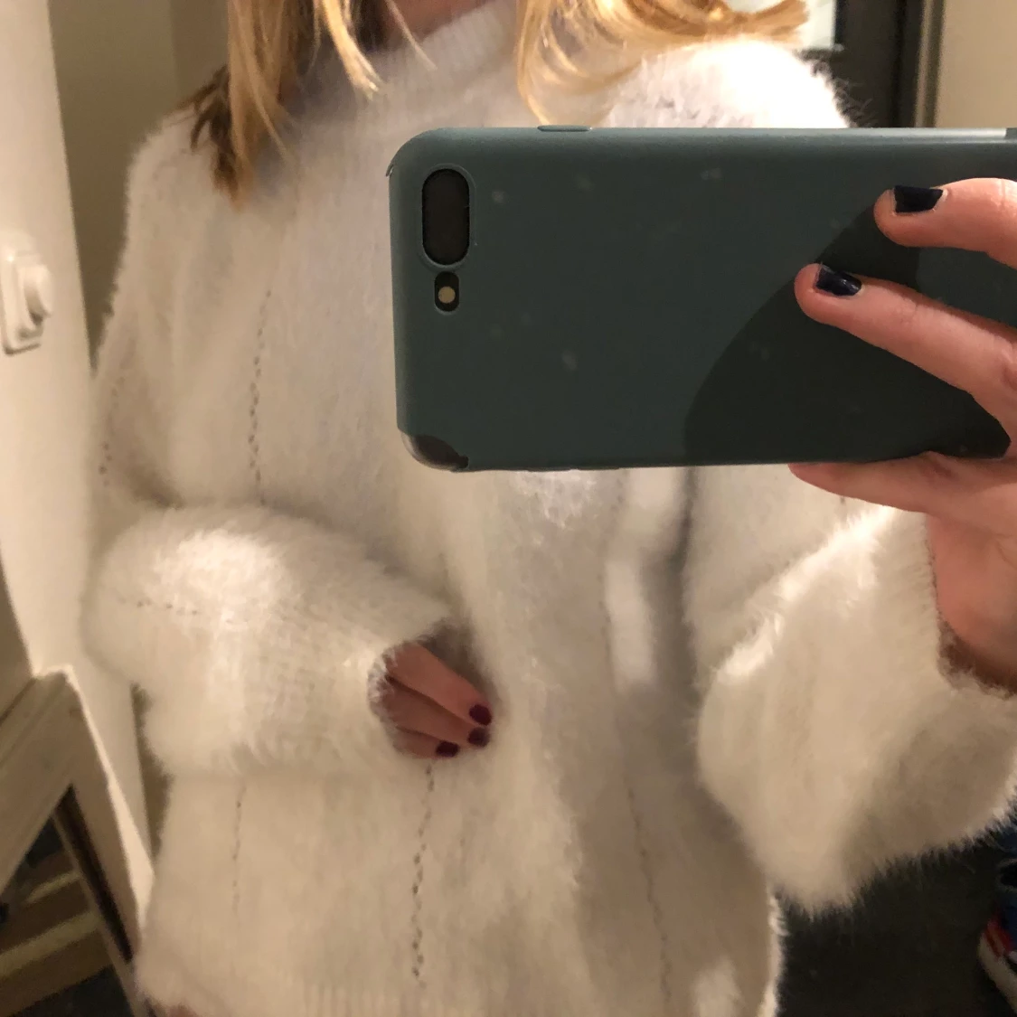 Mysig stickad tröja - 90