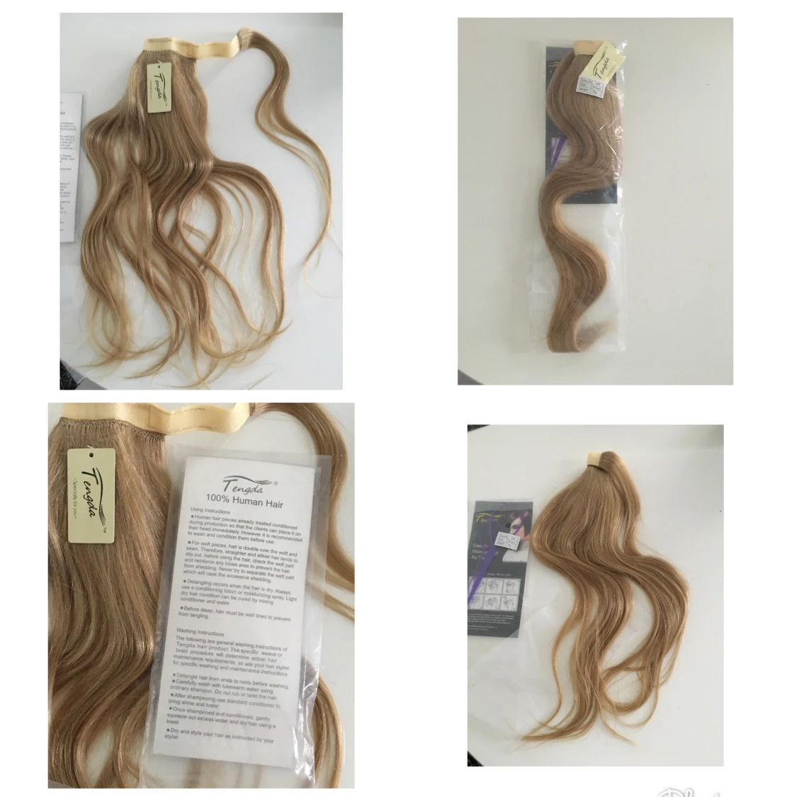 Äkta hår pony. Ny - 90