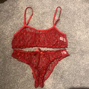 Selling my red lingerie set ordered from Shein because I am not going to wear it. Never worn either, so it’s new :) Payment: swish , shipping included!