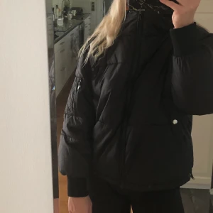 Oversized vinterjacka - Svart varm vinterjacka
