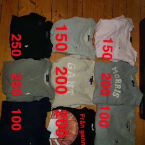 Massor av märkes plagg - Pris på bilderna strl xs-m gant, Tommy hilfiger, Ralph lauren, Morris mfl