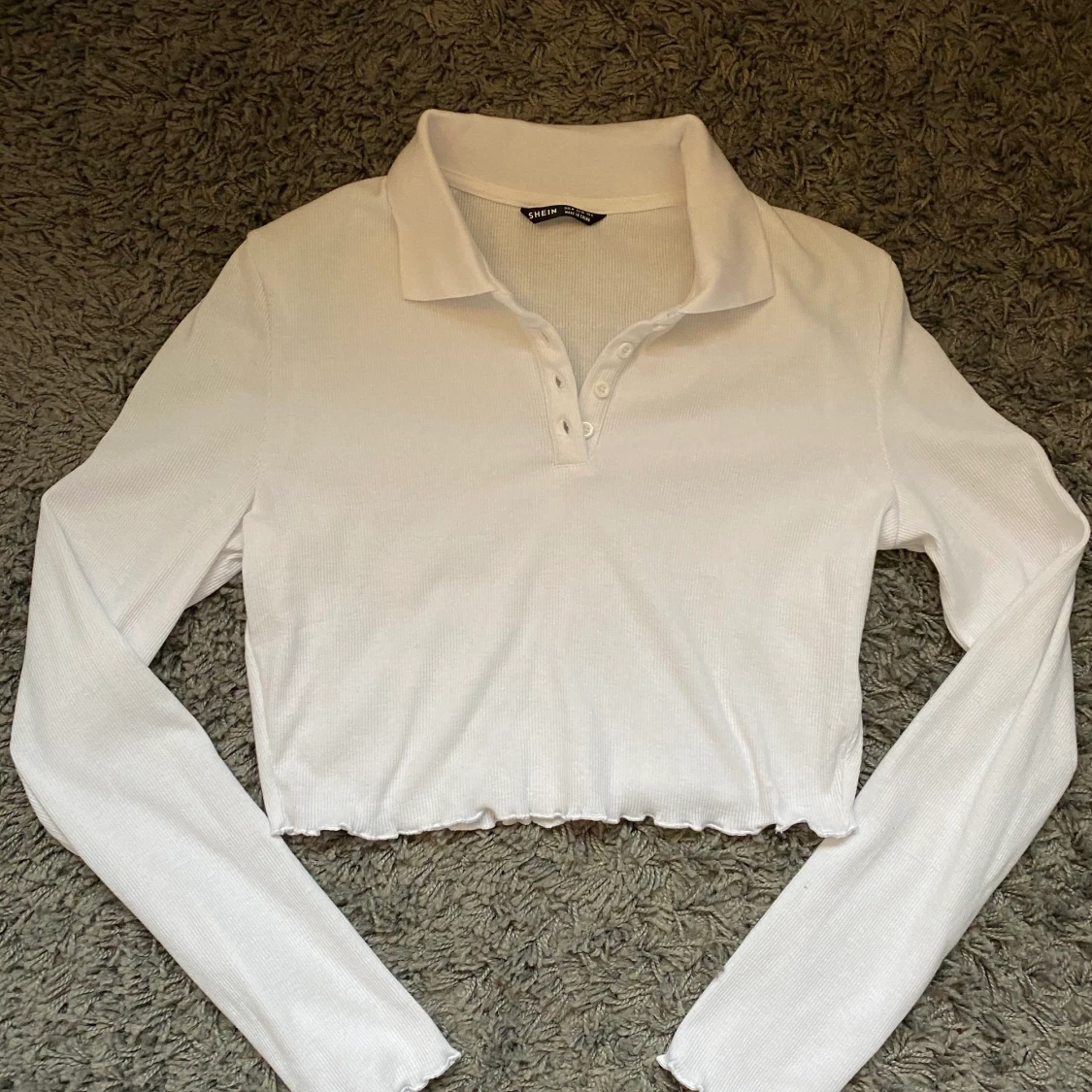 Långärmad button up tröja  - 90