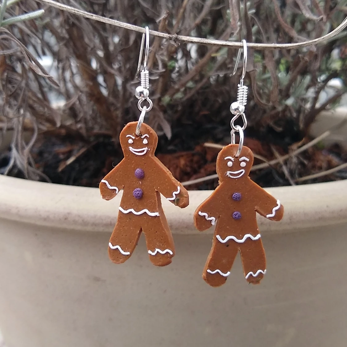 Supersöta pepparkaks örhängen - 91