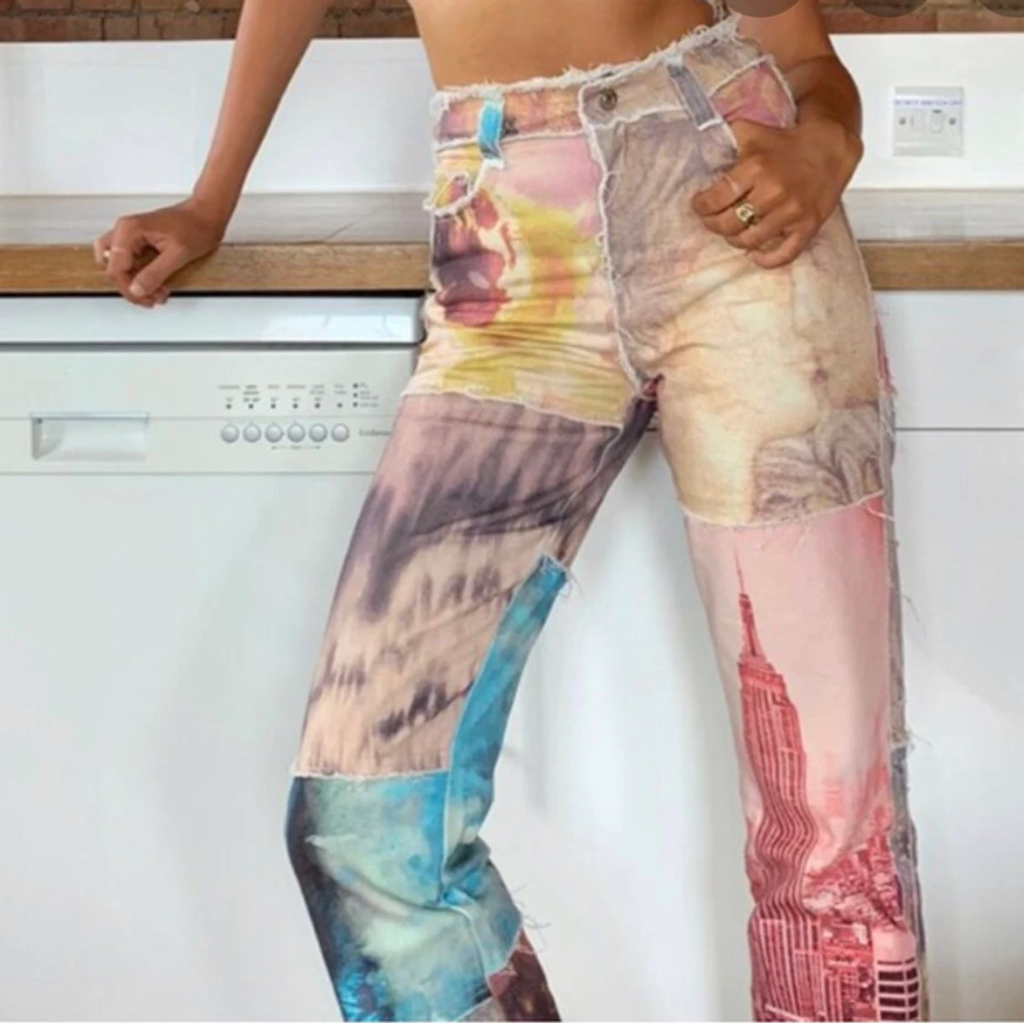 Jaded London Patchwork Jeans - 91