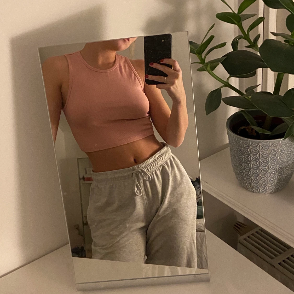 Söt rosa topp  - 90